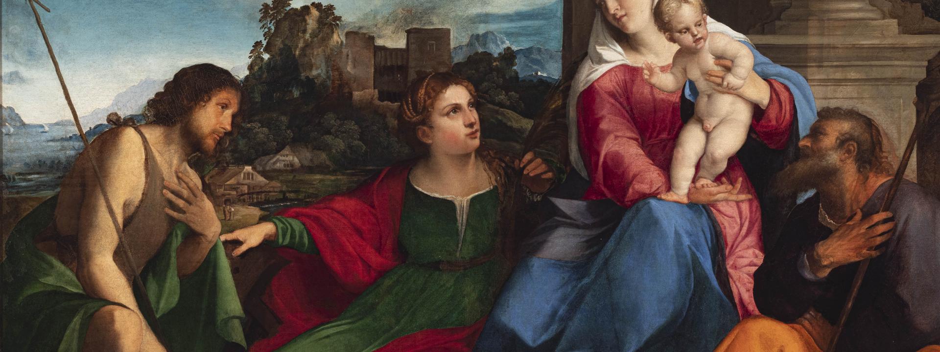 Madonna col Bambino e san Giuseppe tra i santi Giovanni Battista e Caterina d'Alessandria