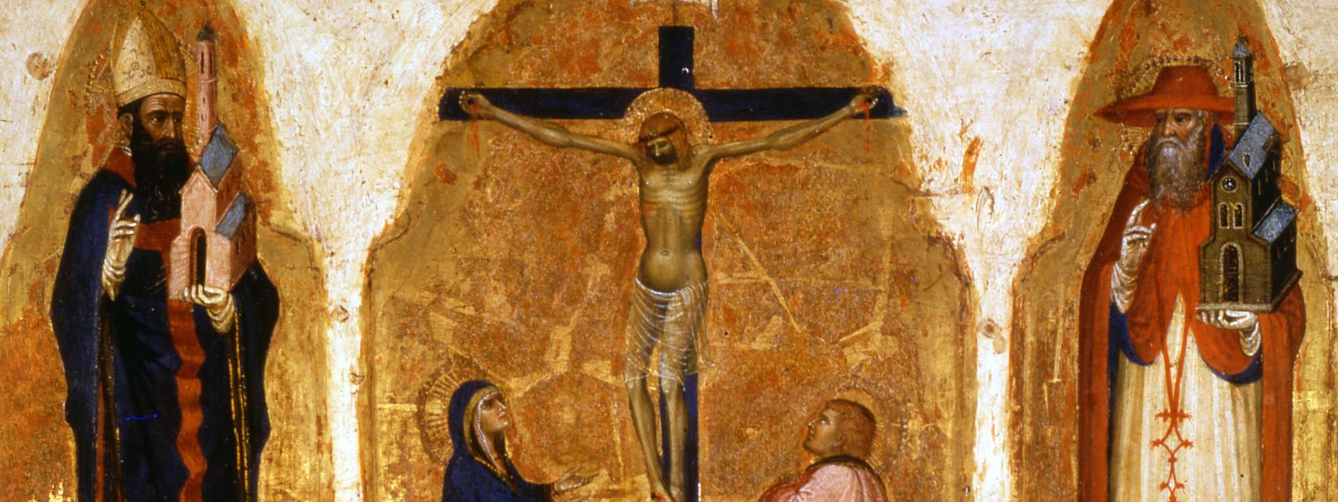 Cristo crocifisso tra la Vergine