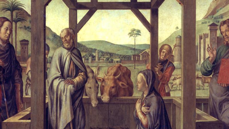 Natività tra i santi Eustachio, Giacomo, Marco e Nicola