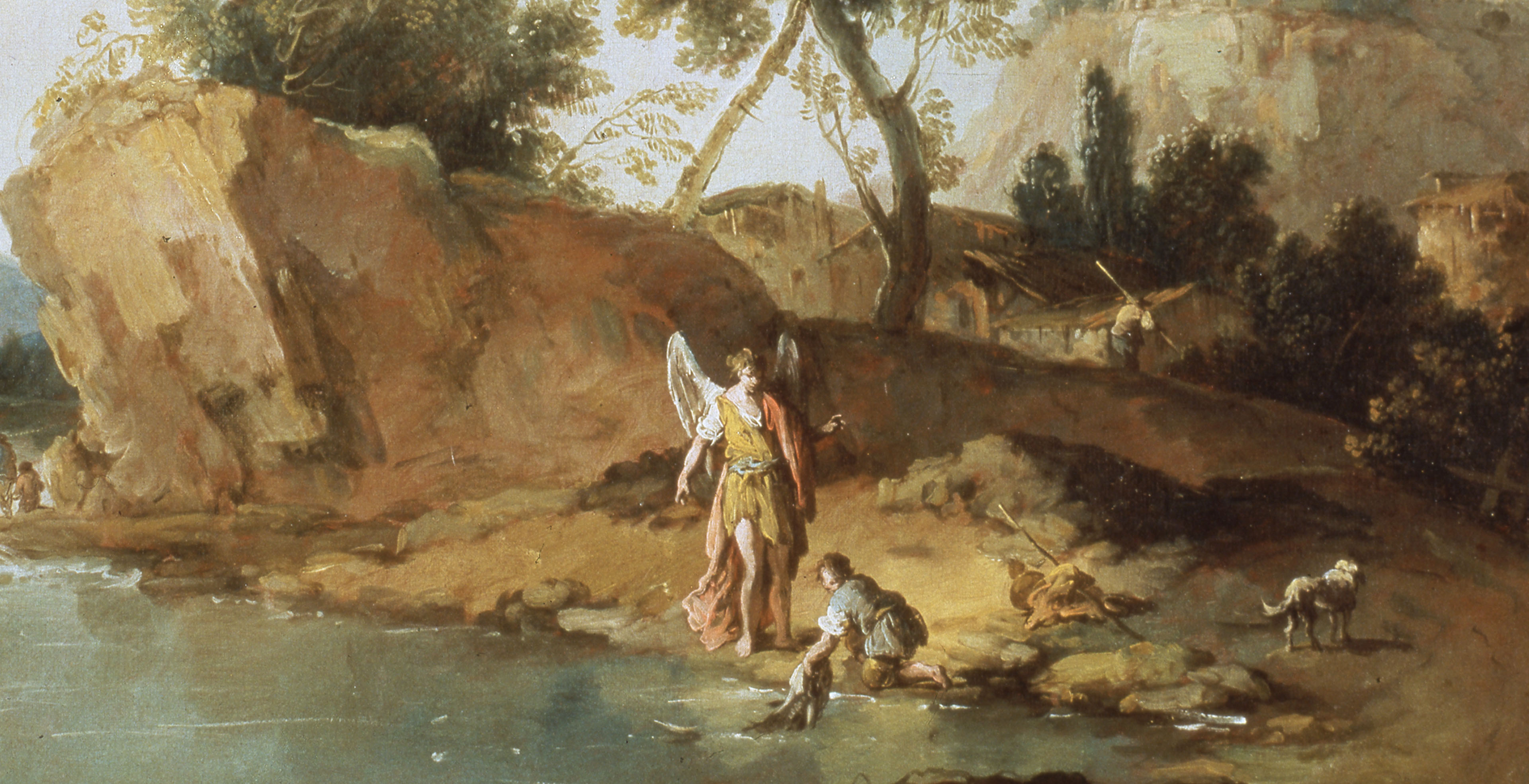 Zais, Paesaggio con Tobiolo e l'angelo