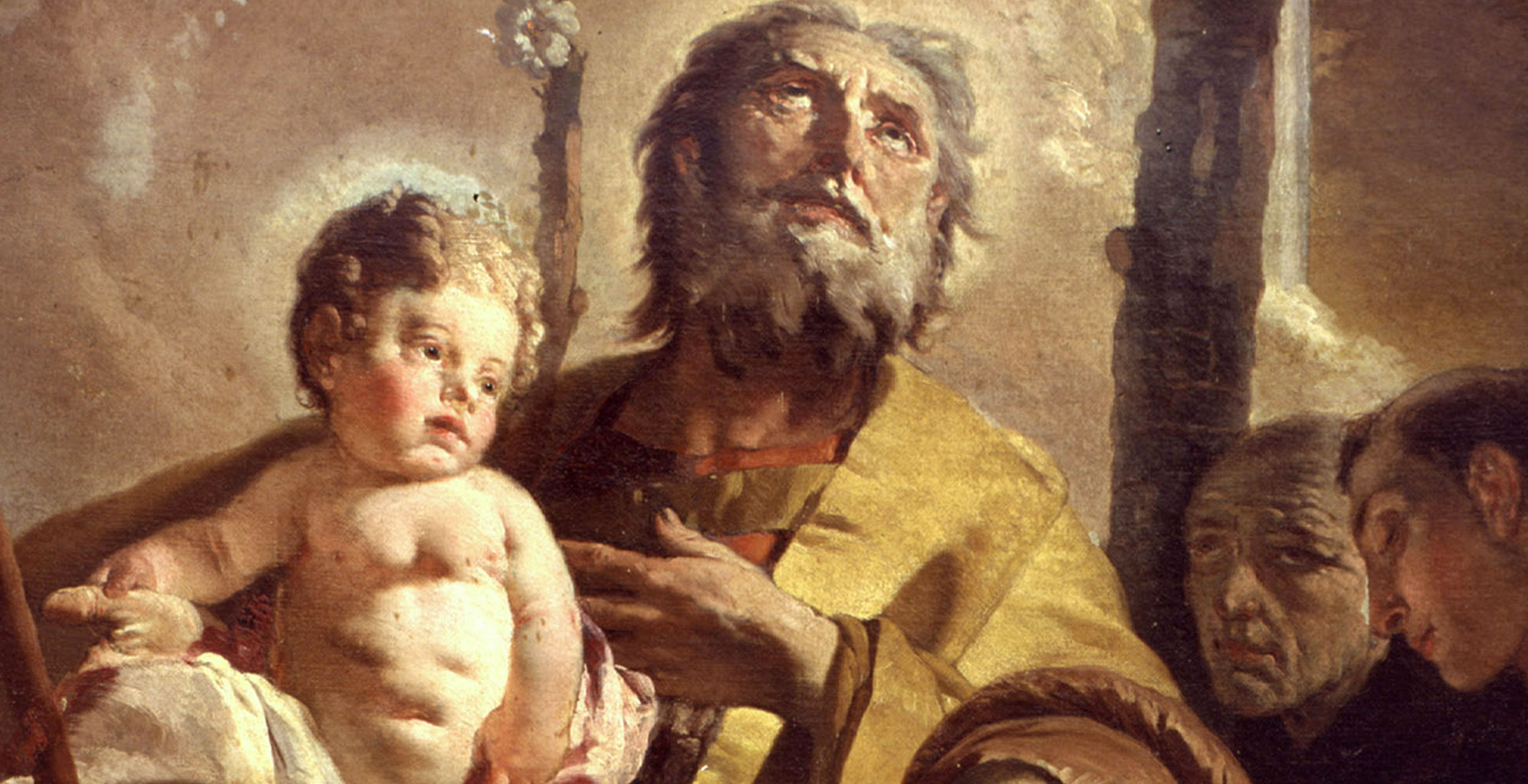 Tiepolo GB, San Giuseppe con Gesù bambino e i SS. Francesco di Paola, Anna, Antonio e Pietro d'Alcantara