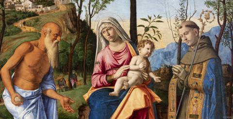 Madonna col Bambino e i santi Girolamo e Ludovico da Tolosa (Madonna dell'arancio)