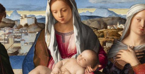 Madonna col Bambino tra il Battista e una Santa