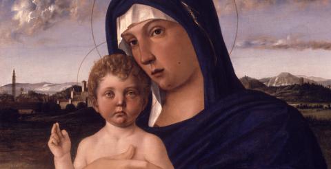 Madonna col Bambino in piedi benedicente (Madonna Contarini)