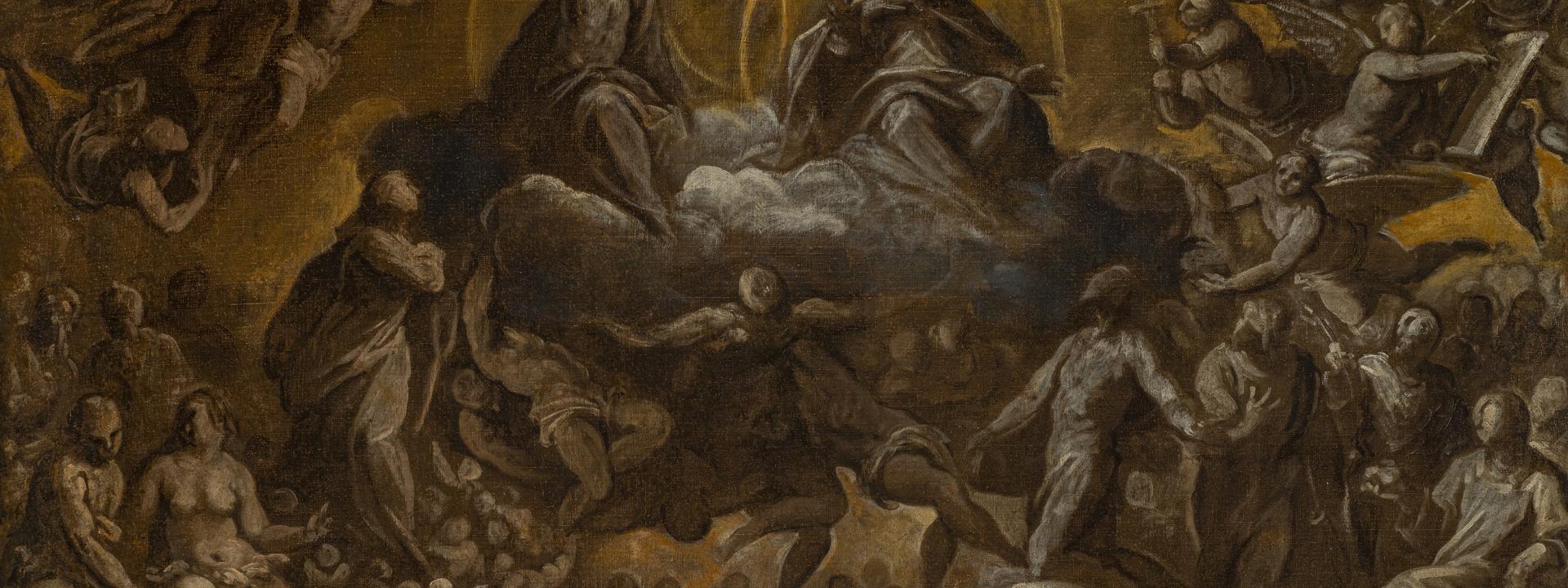 La Trinità in Paradiso e il martirio dei santi Pietro e Paolo