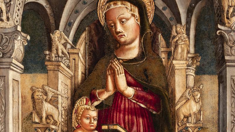 Madonna in trono col Bambino e angeli